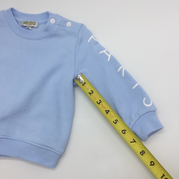 Kenzo Boys’ Graphic Logo Sweater + Sweatpants in Light Blue Size 18mos - Picture 6 of 11